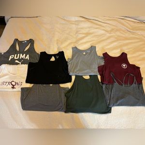 Racerback workout tanks